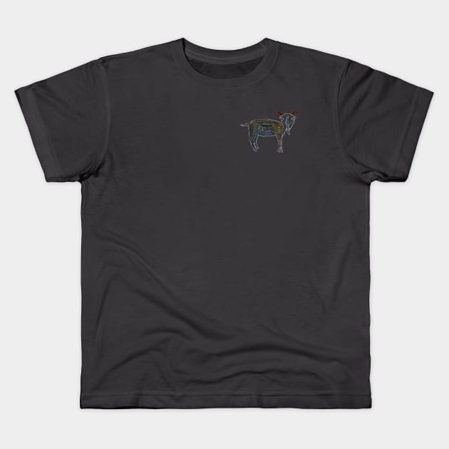 Goat For Rent Kids T-Shirt by Painted Goats